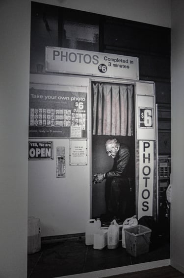 The exhibition about Alan Adler at the RMIT Gallery in Melbourne