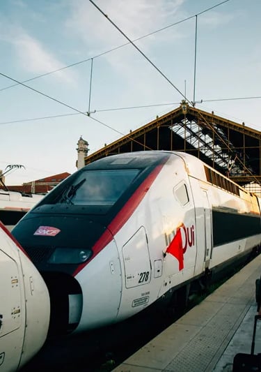 tvg INOUI à la gare Marseille-St-Charles à Marseille
