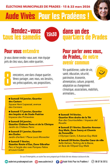 Réunions Aude Vivès