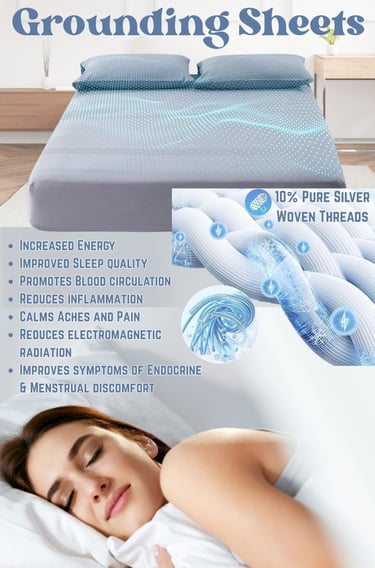 Grounding Sheets for Improved Sleep and Pain Relief