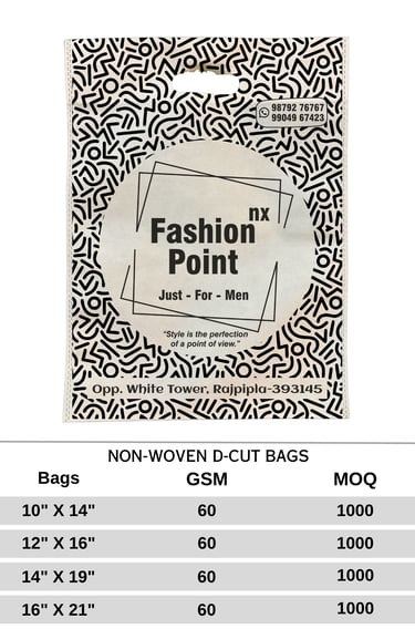 D Cut Bags Unique Design