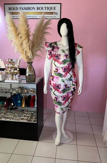 Plus size dress from Bold Fashion Boutique 