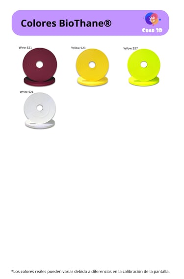 Catálogo Colores BioThane®