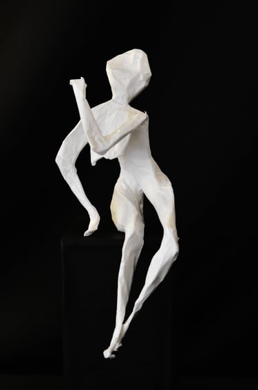 sculpture papier Sète France