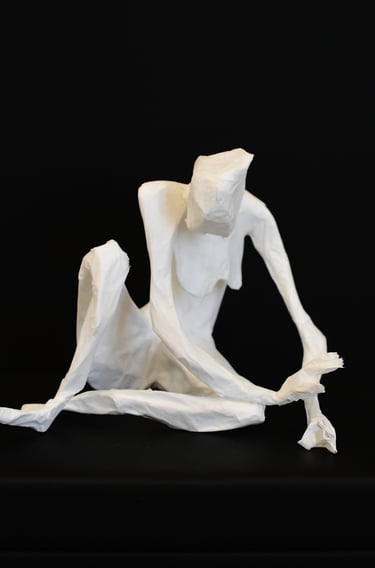 papersculpture sculpture en papier mouvement