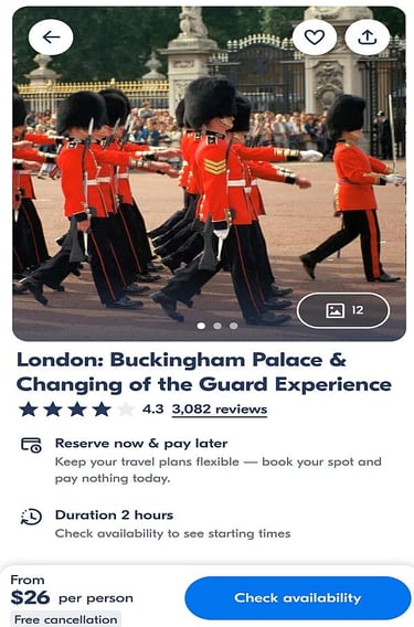 Tourist Activities and Attractions in London