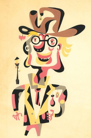 Jim Flora was a creative and popular illustrator from the 50s and 60s