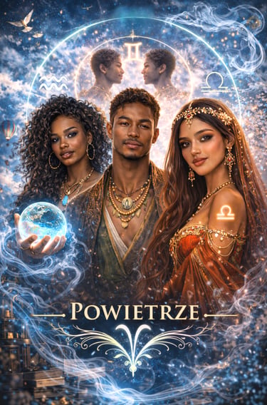 zywiol powietrza wodnik waga bliznieta astrologia 