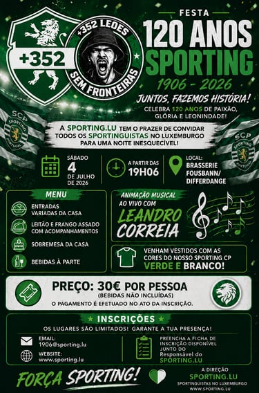 120 Anos Sporting CP no Luxemburgo 