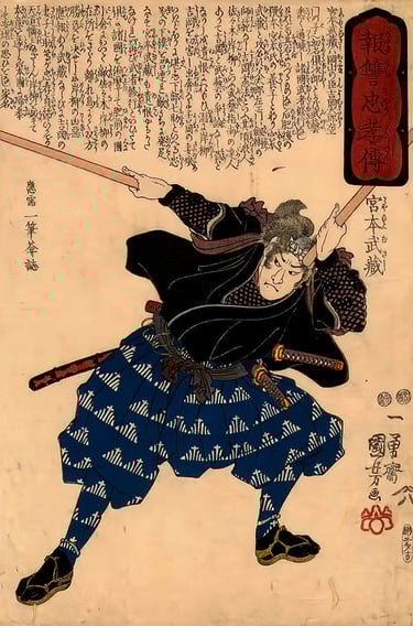 Miyamoto Musahi, creador de nitenichi ryu