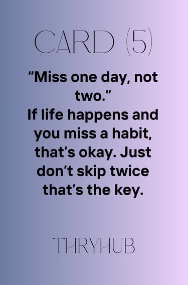Build Habits  One Good Habit at a Time