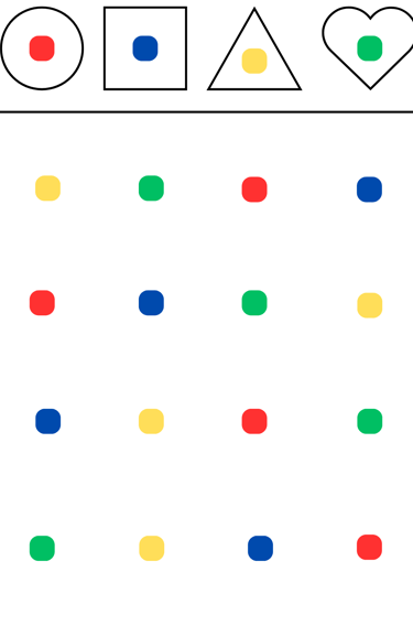 a picture of a number of different shapes and shapes