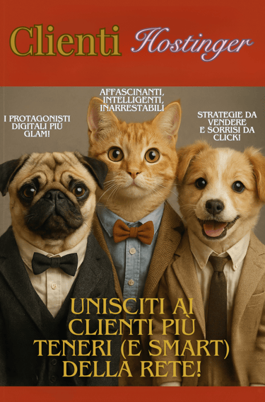 Clienti hostinger con facce di animali carini