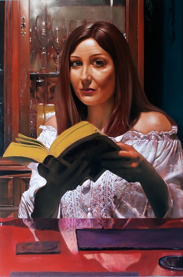 Woman reading a book © SJ Miller 2024