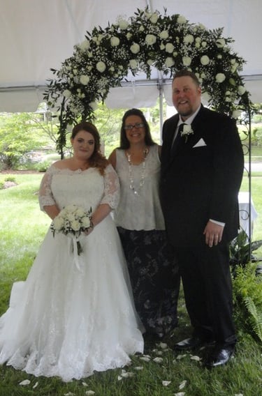 Spellbound Ceremonies outdoor home wedding