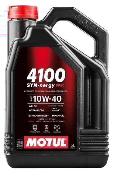Motul 4100 Synergie+ 10W-40 полусинтетичко моторно масло 5 литра