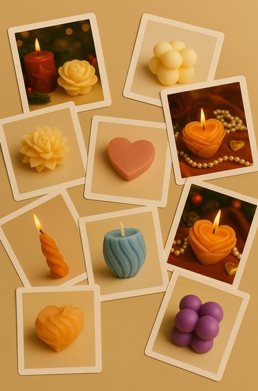 Handcrafted natural beeswax scented candle by Fragrant Flame by Briana