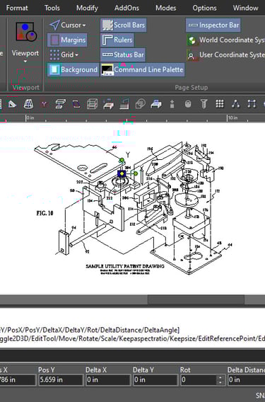 Flying toolbars in xcad