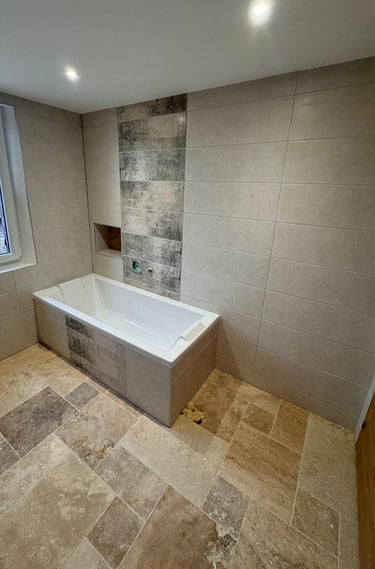 salle de bain baignoire normandie