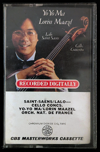 My first Yo-Yo Ma recording on cassette