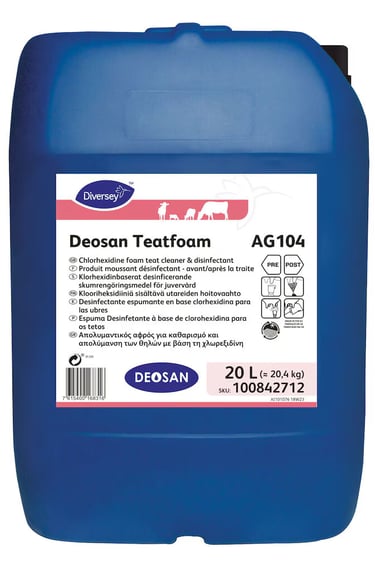 teatfoam sağım sonrası meme dezenfektanı