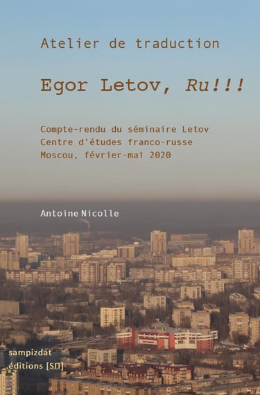 Couverture Atelier de traduction Egor Letov Ru!!!