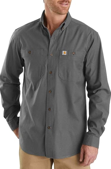 Carhartt Men's Rugged Flex Rigby Long Sleeve Work Shirt (Regular and Big & Tall Sizes)