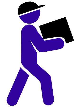 Delivery of translation by courier
