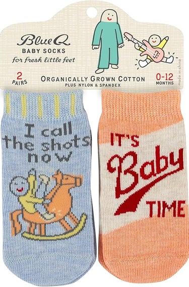 Funny Quote Baby Socks
