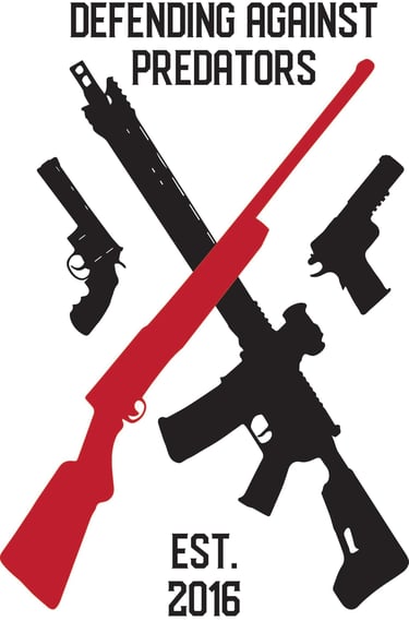 a poster of guns and guns with the words defending against the law of the law