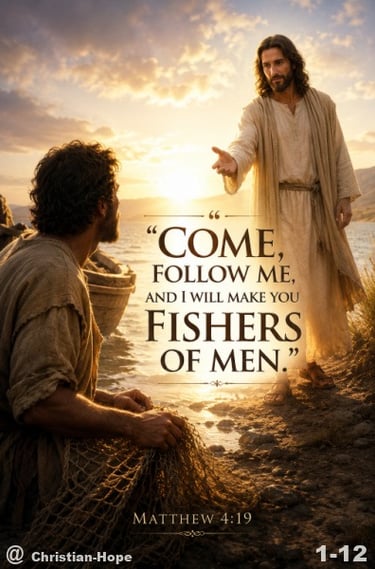 Follow Me Anf I Will Make You Fishers Of Men