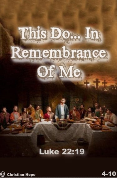 In Remembrance Of Me