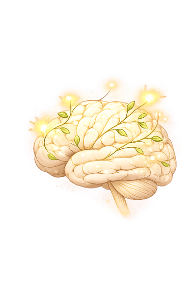 Illustration qui représente la neuroplastie du cerveau