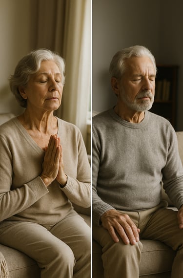 seniorsundhed åndedræt stressreduktion mindfulness velvære 60plus søvn ro livskvalitet