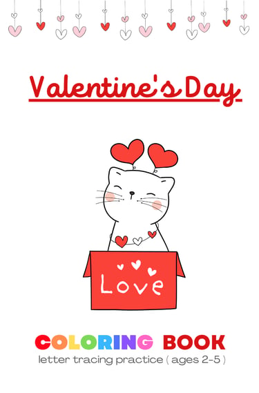 Valentine's Day Coloring Book