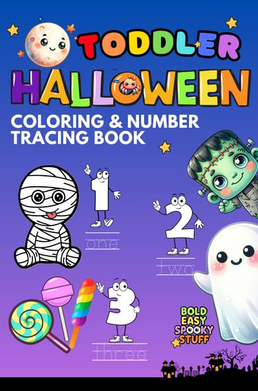 Toddler Halloween Coloring Book