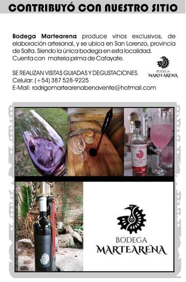 Imagen: Bodega Artesanal Martearena