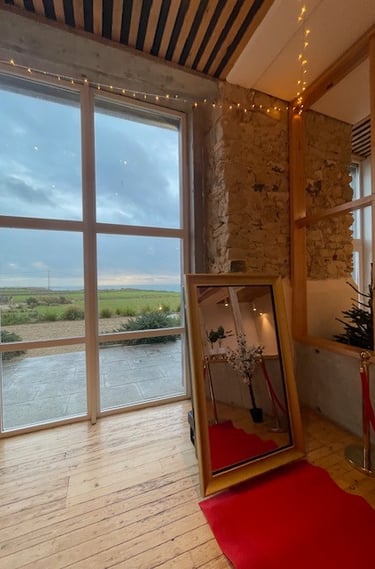 Le miroir Photobooth à la Colonie de Trézien a Plouarzel