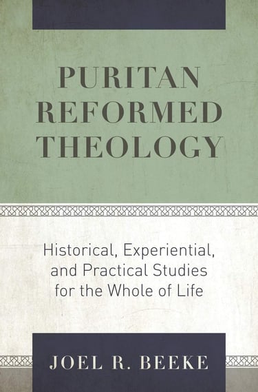 a book cover of puritant theology