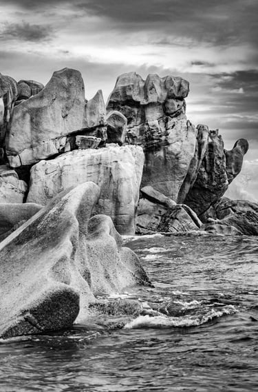 Rocks La Digue Seychelles Seychellen