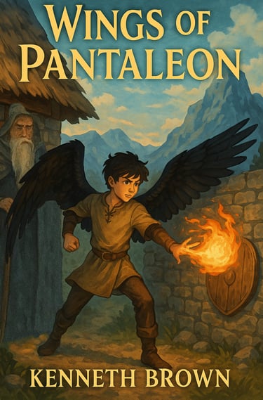 Wings of Pantaleon, Book 2 in the exciting action adventure fantasy series Kestrel the Falcon Prince