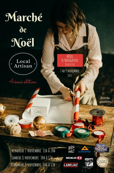 Affiche du Marché de Noël en 2025