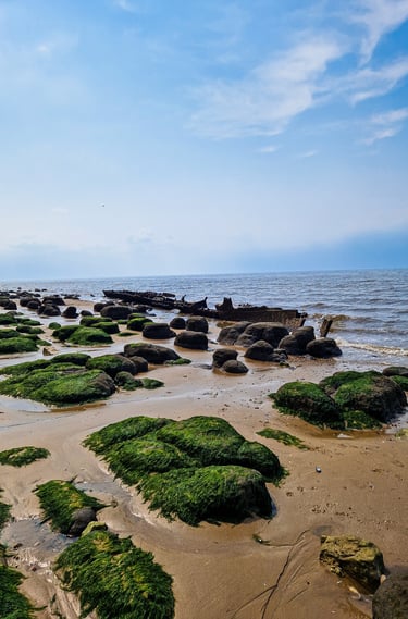 Wreck of the Steam Trawler at Hunstanton Cliffs