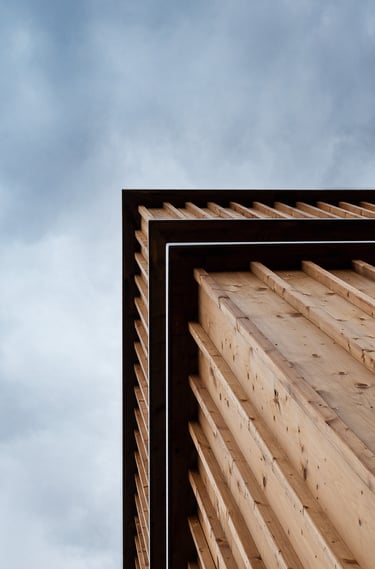 angle de bardage des vestiaires des services techniques de la ville de strasbourg