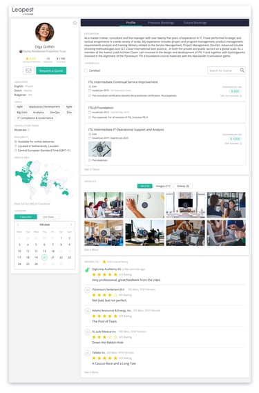 New Instructor Profile
