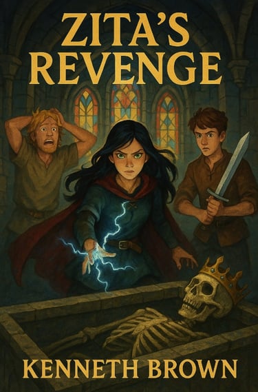A scary castle, a golden crown, and a wizard that wants the teens from Earth to disappear. 