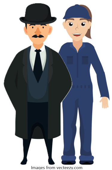 Flat Henry and Georgia