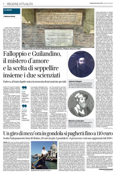 Articolo del Corriere della Sera