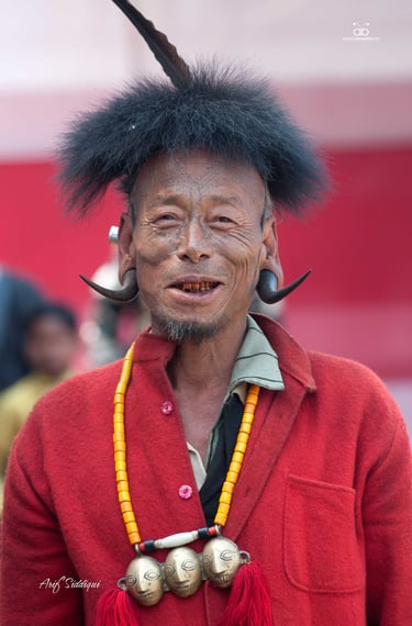 Wancho tribe old man