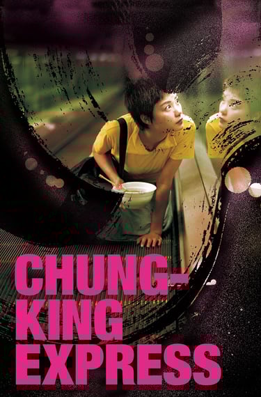 Poster for 'Chungking Express' screening hosted by Auckland International Film Club.